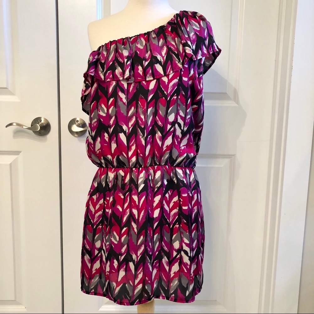 Glam one shoulder dress